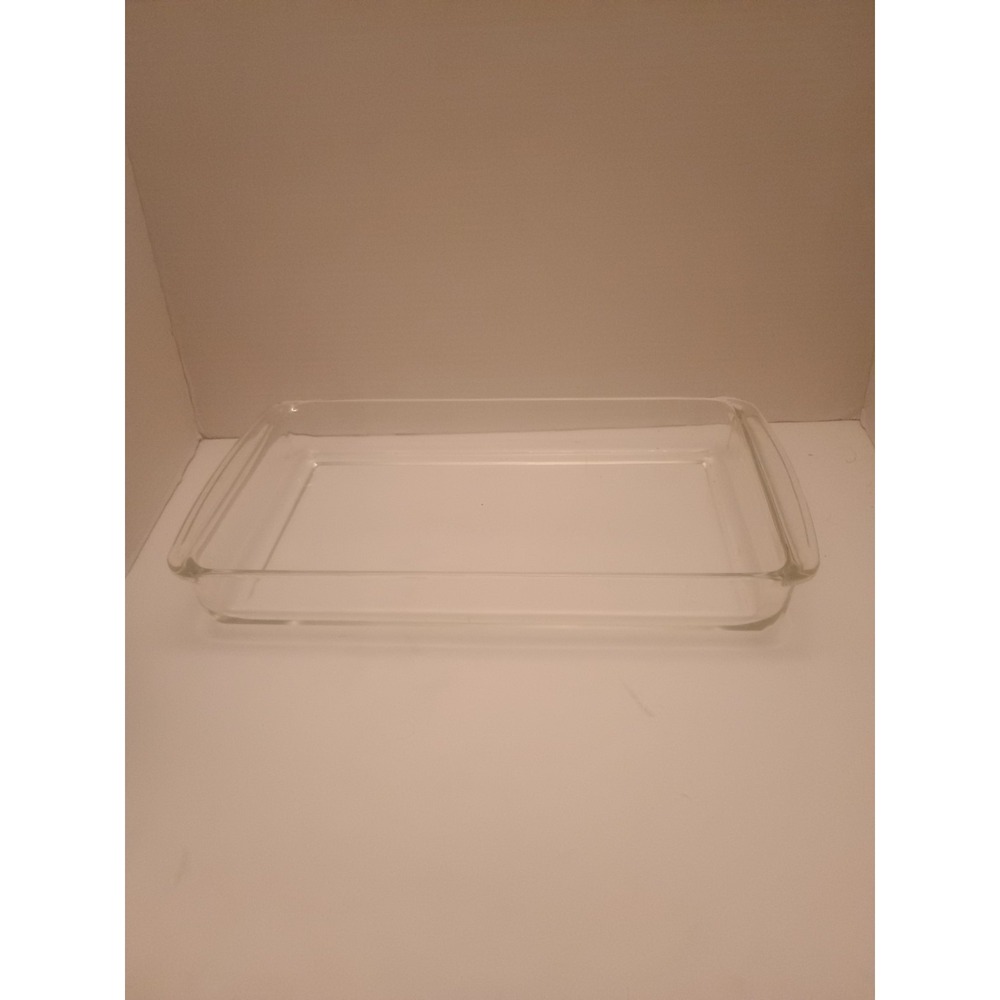 Vintage Pyrex 233 3 Qt Clear Glass 13X9X2 Casserole Dish Lower Case Bakeware